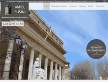 Tablet Screenshot of amiel-susini-avocat.com